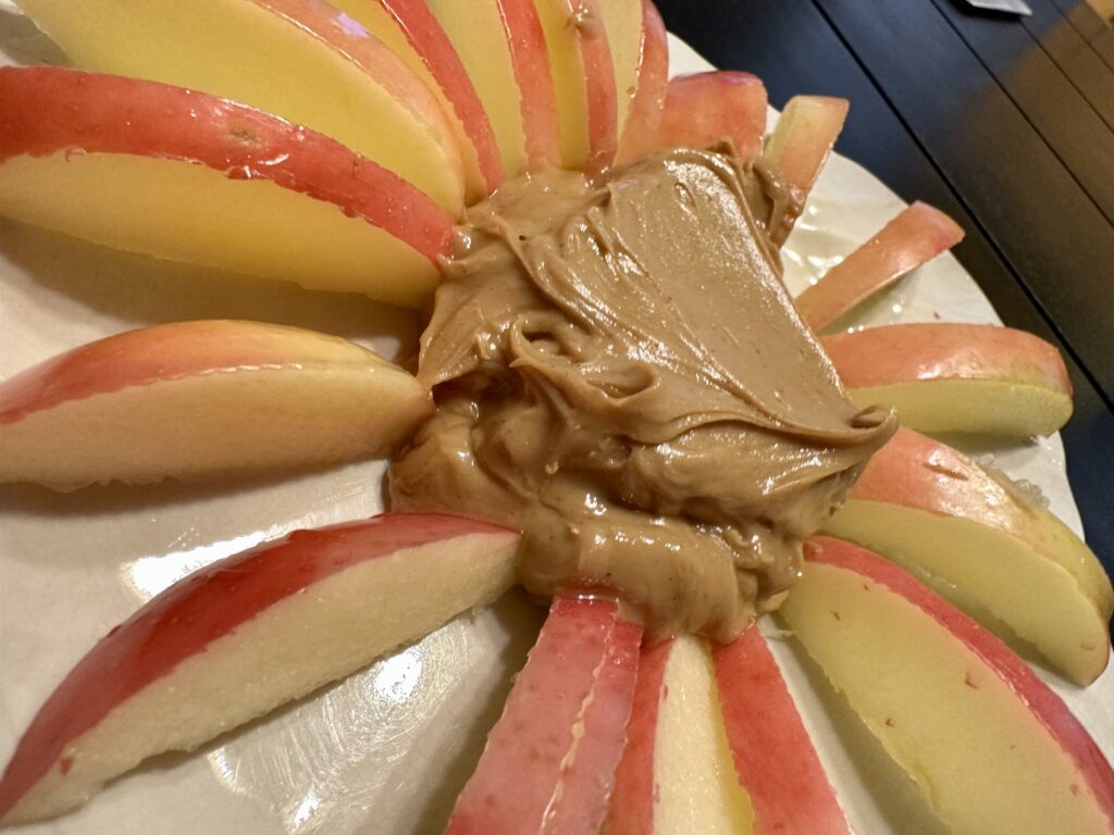 Apples and Nut Butter for Simple Gluten Free Lunch