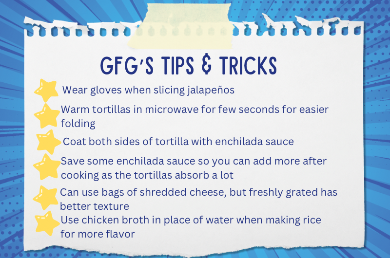 GFG’s Tips and Tricks for Gluten Free Enchiladas